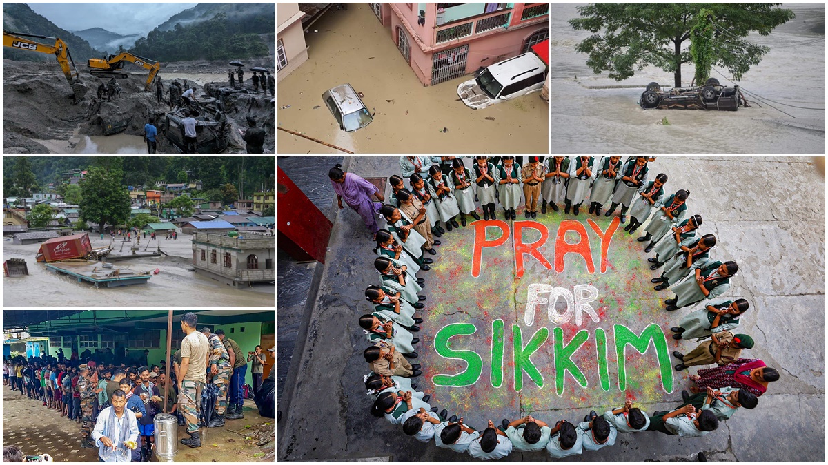 Sikkim Flash Floods: Death toll soars to 21, over 100 missing – See Photos