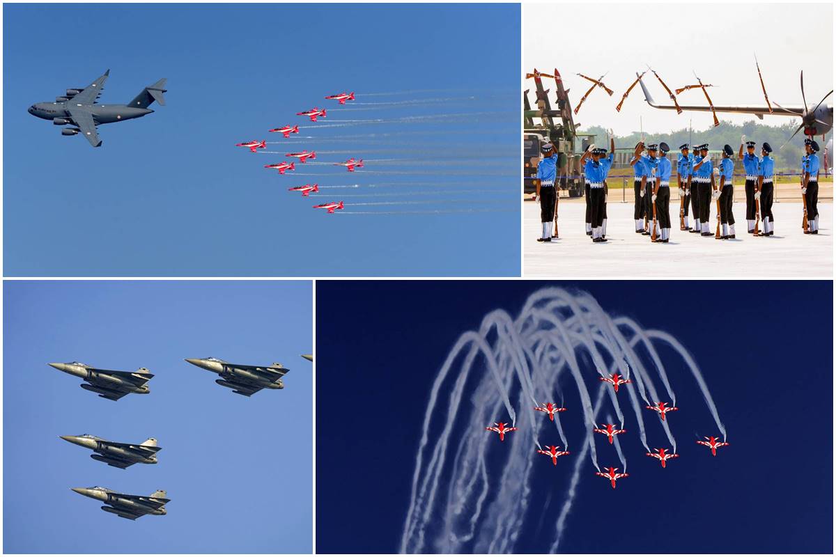 91st anniversary of IAF: Indian Air Force’s planes display spectacular air show – PHOTOS