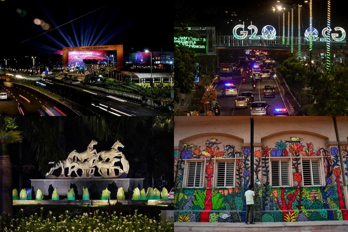 G20 Summit preparations in full swing! Delhi undergoes beautification drive – See Photos