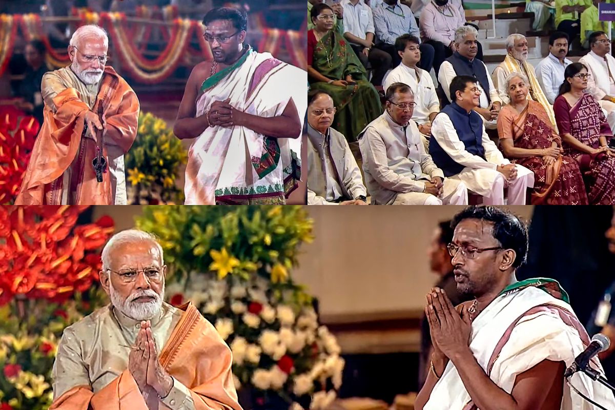 PM Narendra Modi performs pooja at revamped ITPO complex at Delhi’s Pragati Maidan – See Pictures 