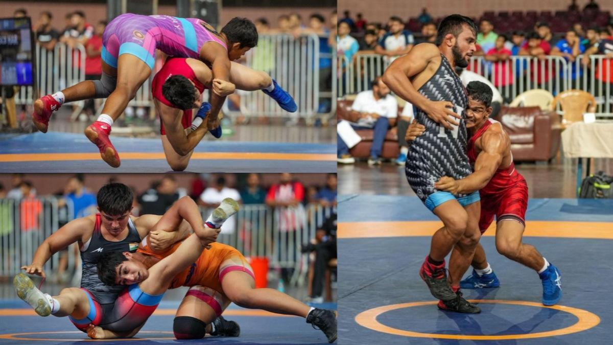 Asian Games 2023 wrestling trials kick off at Delhi’s IGI Stadium | In Pictures