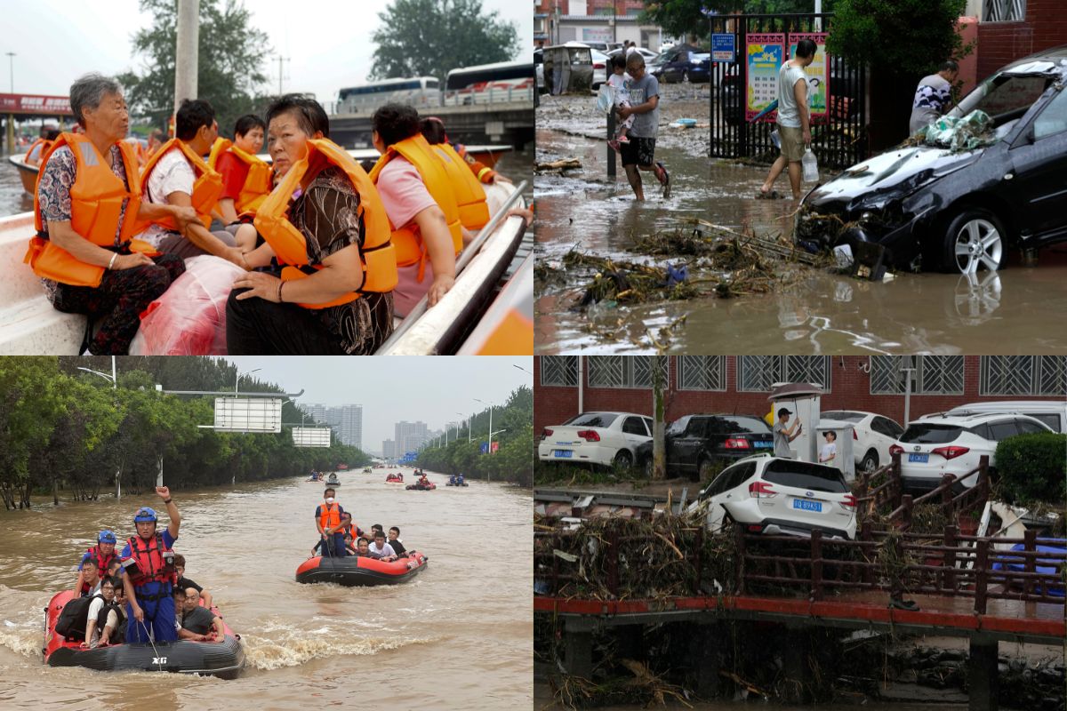 Thousands evacuated as devastating floods hit northeastern China – In pics